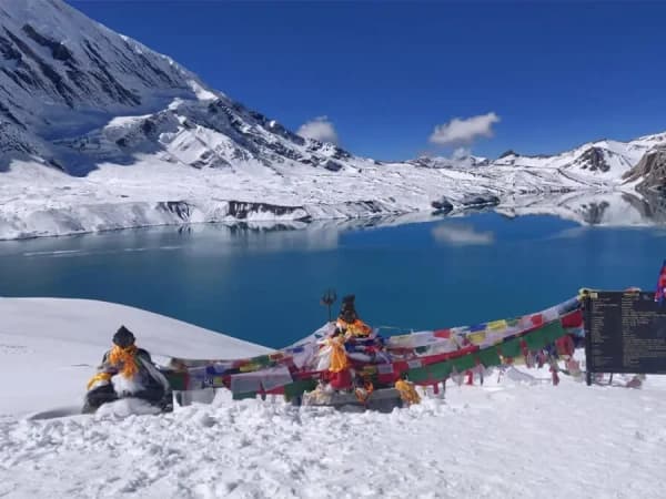 View Of Tilicho Lake Form Tilicho View Point